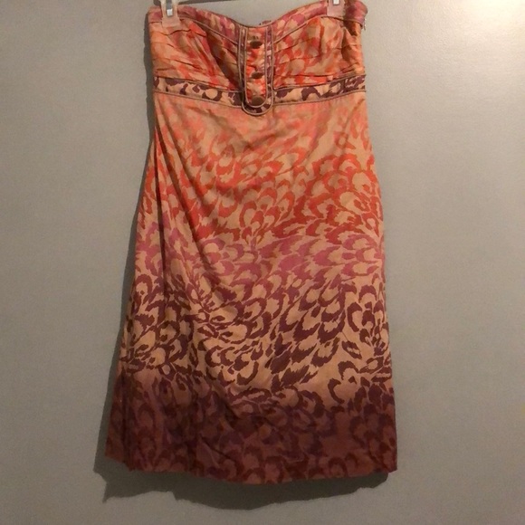 BCBG Dresses & Skirts - BCBGeneration Strapless Patterned Dress Medium